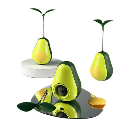 Multifunctional Food Leakage Toy Tumbler Avocado Cat Toy